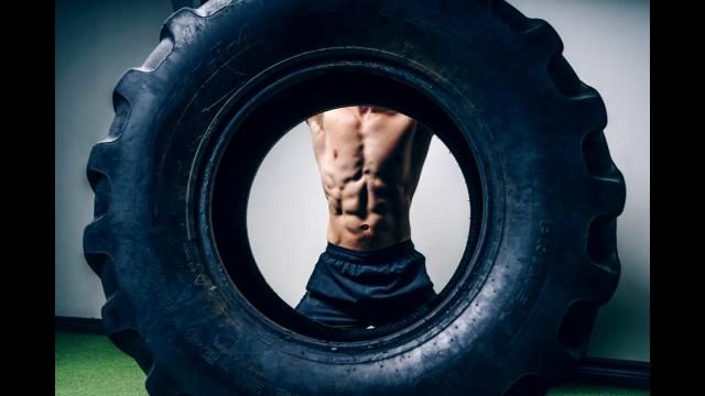 Training through a tire